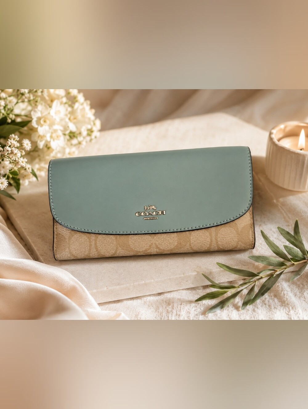Coach Long Wallet EUC